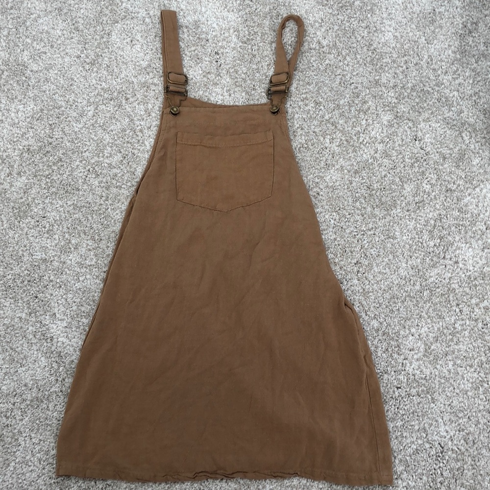 Tan Overall dress